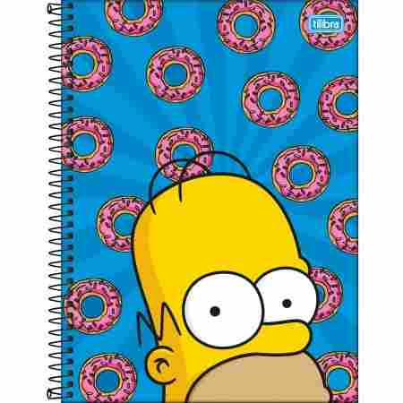 CADERNO 10X1 SIMPSONS